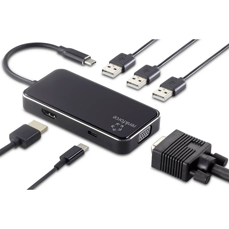 Foto van Renkforce rf-4613076 usb-c mini-dockingstation usb-c power delivery