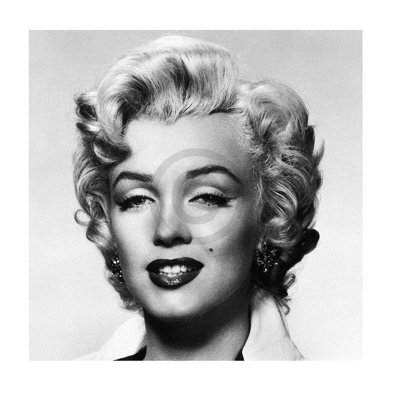 Foto van Bettmann - monroe portrait kunstdruk 60x60cm