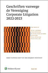 Foto van Geschriften vanwege de vereniging corporate litigation 2022-2023 - hardcover (9789013172232)