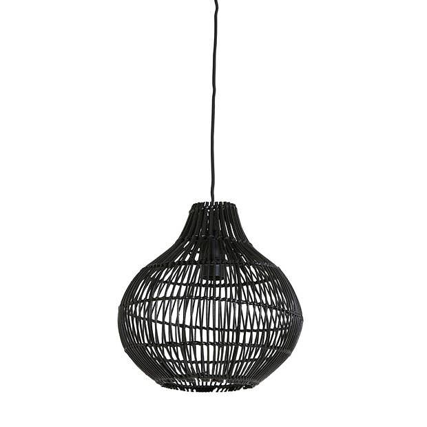 Foto van Light & living - hanglamp pacino - 30x30x31.5 - zwart