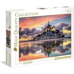 Foto van Clementoni puzzel mont saint-michel 1000 stukjes