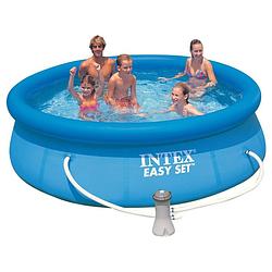 Foto van Intex easy set pool set zwembad met pomp - 305x76 cm