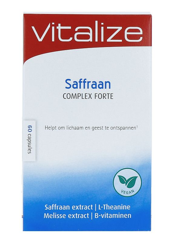 Foto van Vitalize positief saffraan complex capsules
