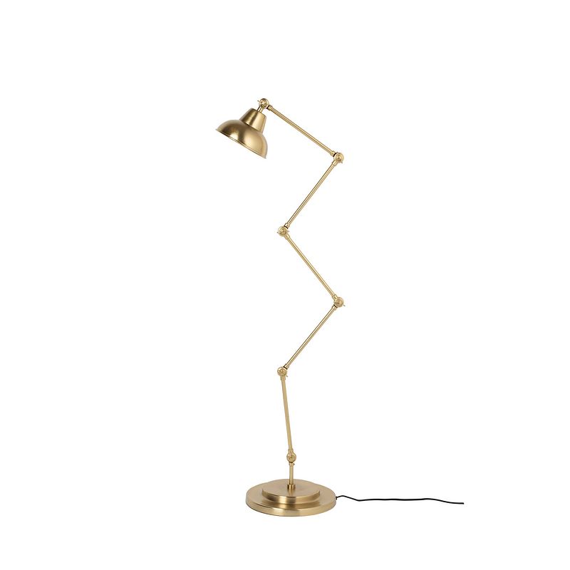 Foto van Anli style floor lamp xavi brass