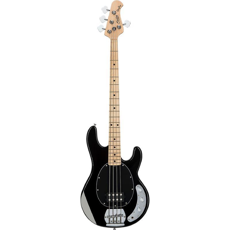 Foto van Sterling by music man stingray ray4 black elektrische basgitaar