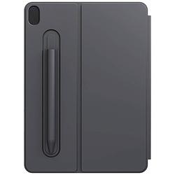 Foto van Black rock folio bookcase geschikt voor apple model: ipad 10.2 (2021), ipad 10.2 (2020), ipad 10.2 (2019) zwart