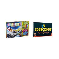 Foto van Spellenbundel - bordspellen - 2 stuks - levensweg elektronisch bankieren & 30 seconds