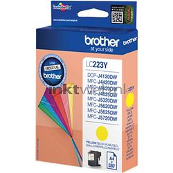 Foto van Brother lc-223y geel cartridge