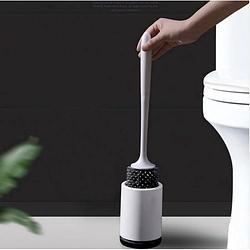 Foto van Toiletborstel met houder roestvrij wc borstel met houder toiletborstel met houder toiletborstel in houder hygiënisch
