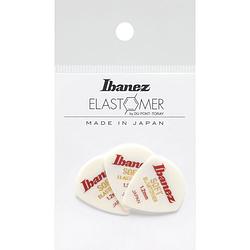 Foto van Ibanez bel18st12 elastomer plectrums 3-pack soft 1.2 mm - wit jazz