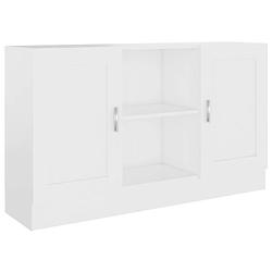 Foto van Vidaxl dressoir 120x30,5x70 cm spaanplaat wit