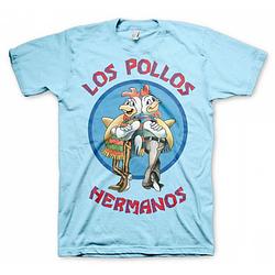 Foto van T-shirt breaking bad los pollos blauw - l - feestshirts