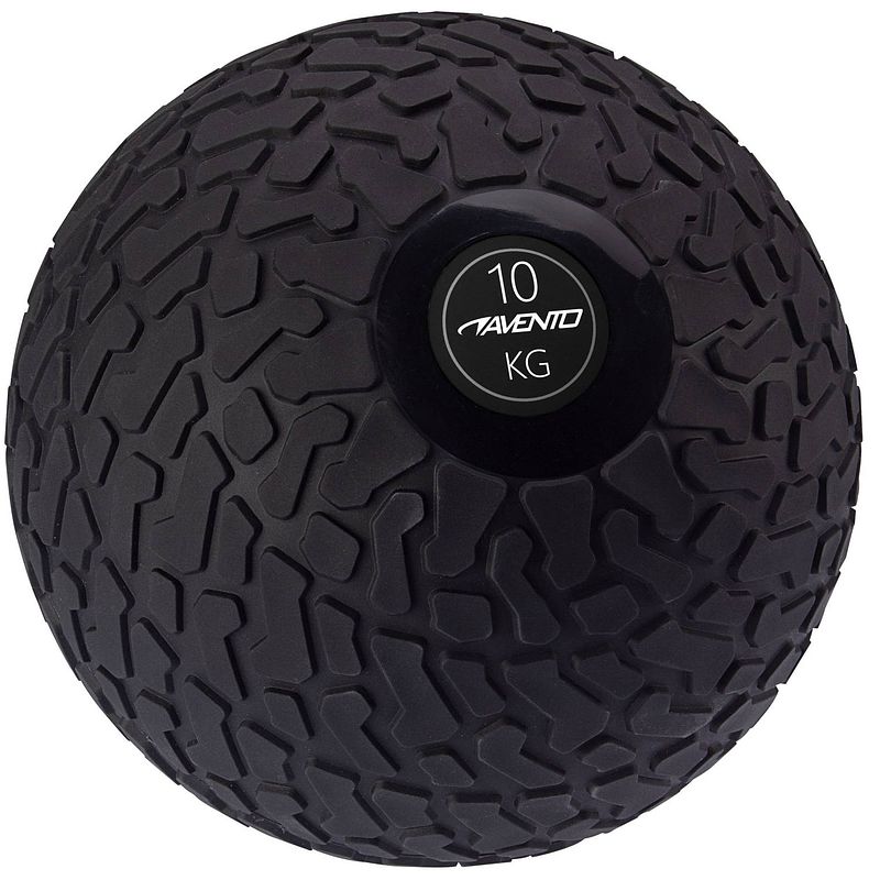 Foto van Avento slambal structuur 10 kg zwart
