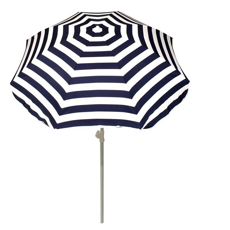 Foto van Strandparasols blauw/wit 180 cm - parasols