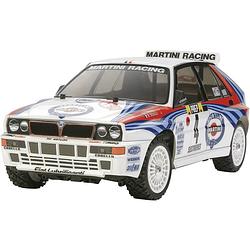 Foto van Tamiya tt-02 lancia delta hf integrale brushed 1:10 rc auto elektro straatmodel 4wd bouwpakket