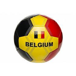 Foto van Lg-imports voetbal belgië 22 cm zwart/geel/rood