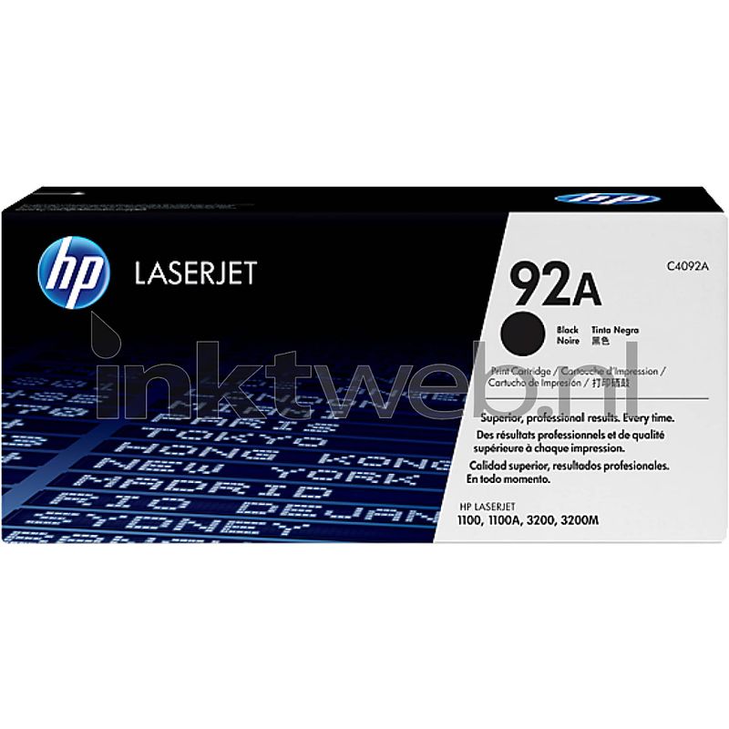 Foto van Hp 92a zwart toner