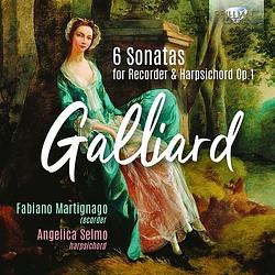 Foto van Galliard: 6 sonatas for recorder & harpsichord op.1 - cd (5028421963280)