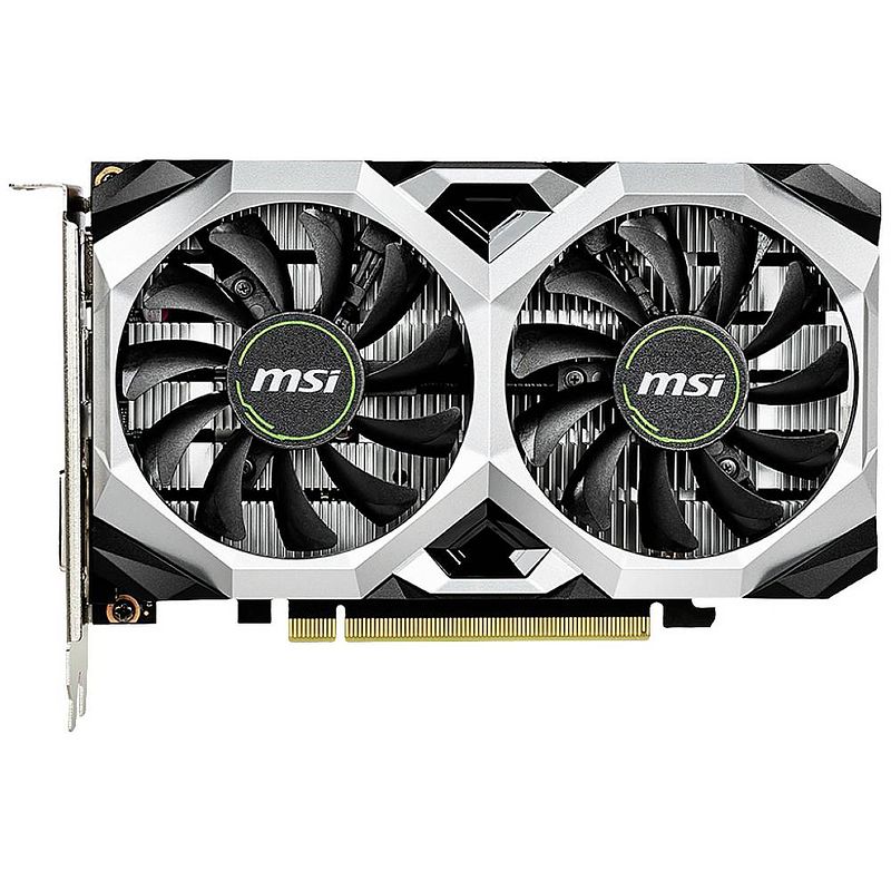 Foto van Msi gaming videokaart nvidia geforce gtx1650 ventus xs overclocked 4 gb gddr6-ram pcie x16 hdmi, displayport, dvi overclocked