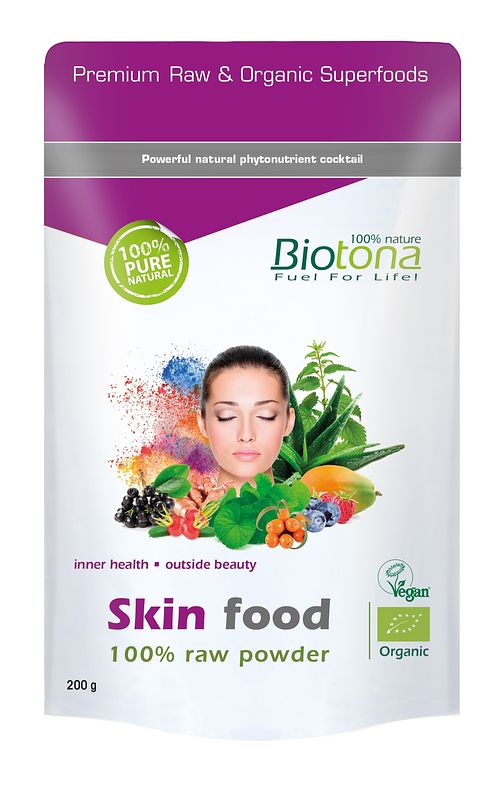 Foto van Biotona skin food poeder raw