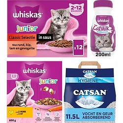 Foto van Whiskas kattenbakvulling, kattenmelk en kittenvoer bij jumbo