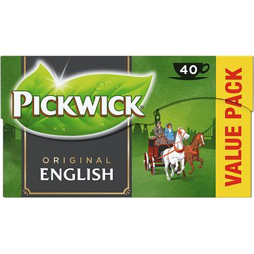 Foto van Pickwick english zwarte thee voordeelpak 40 stuks bij jumbo