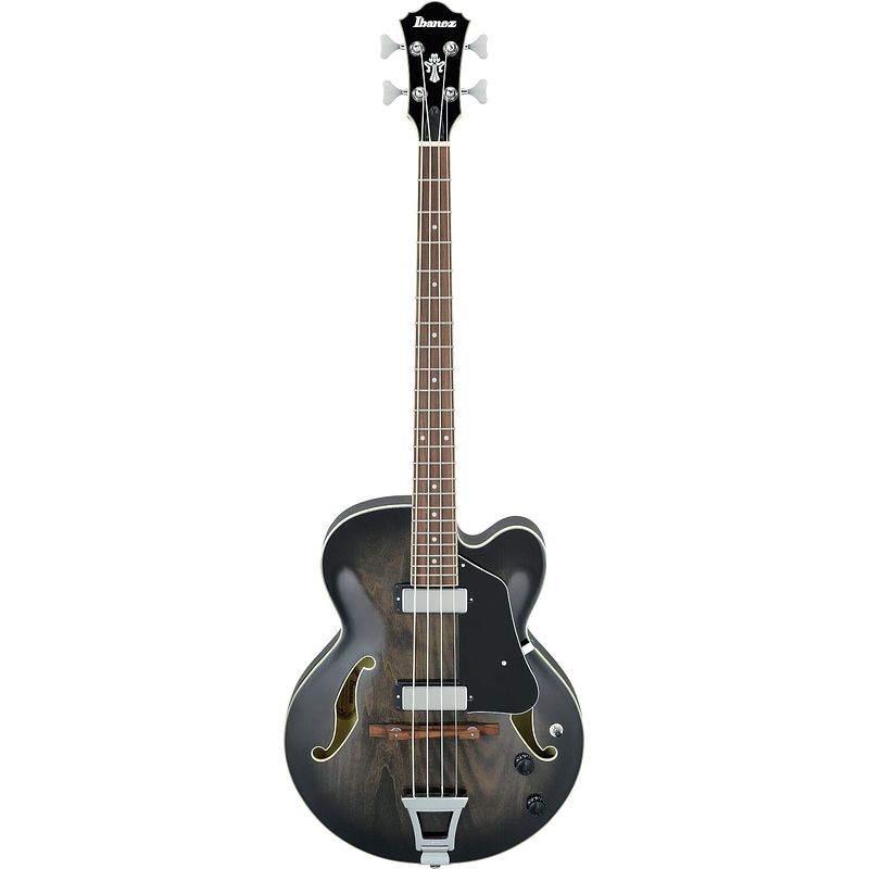 Foto van Ibanez artcore afb200 transparent black sunburst semi-akoestische basgitaar