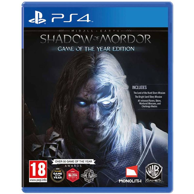 Foto van Ps4 middle-earth shadow of mordor goty