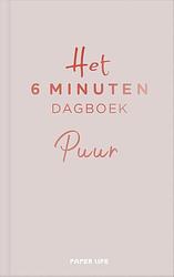 Foto van Het 6 minuten dagboek puur - beige - dominik spenst - hardcover (9789000389483)