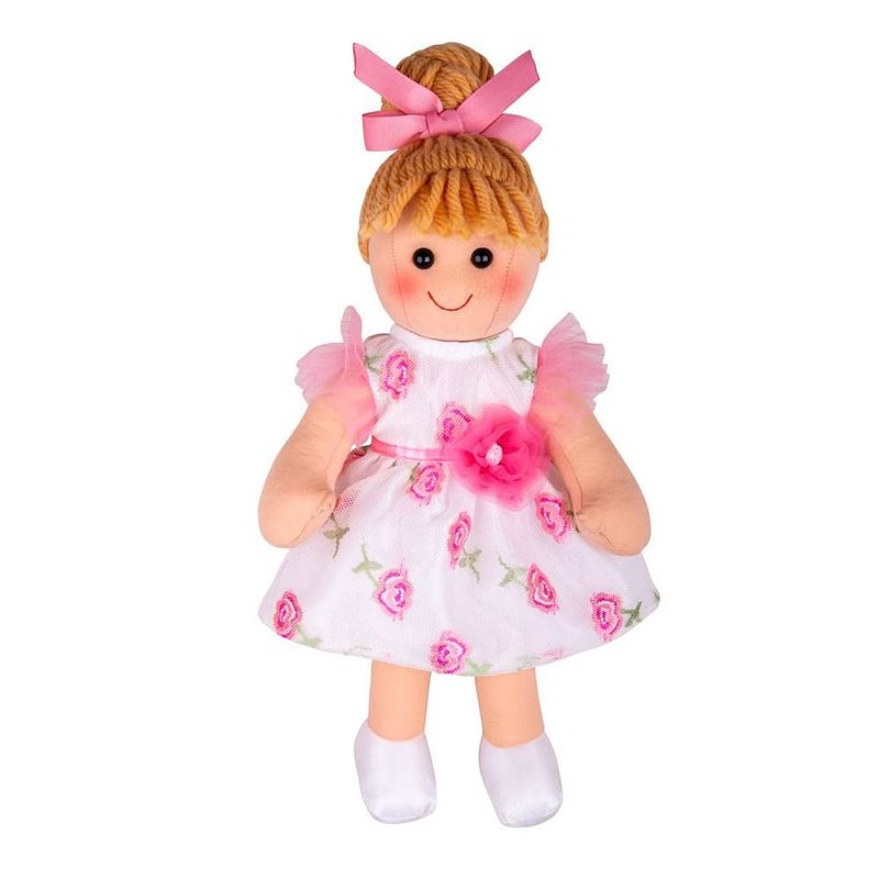 Foto van Bigjigs zachte knuffelpop megan - 34 cm