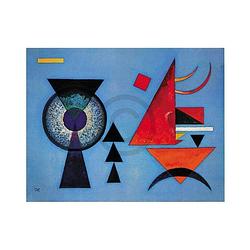 Foto van Wassily kandinsky - weiches hart kunstdruk 80x60cm