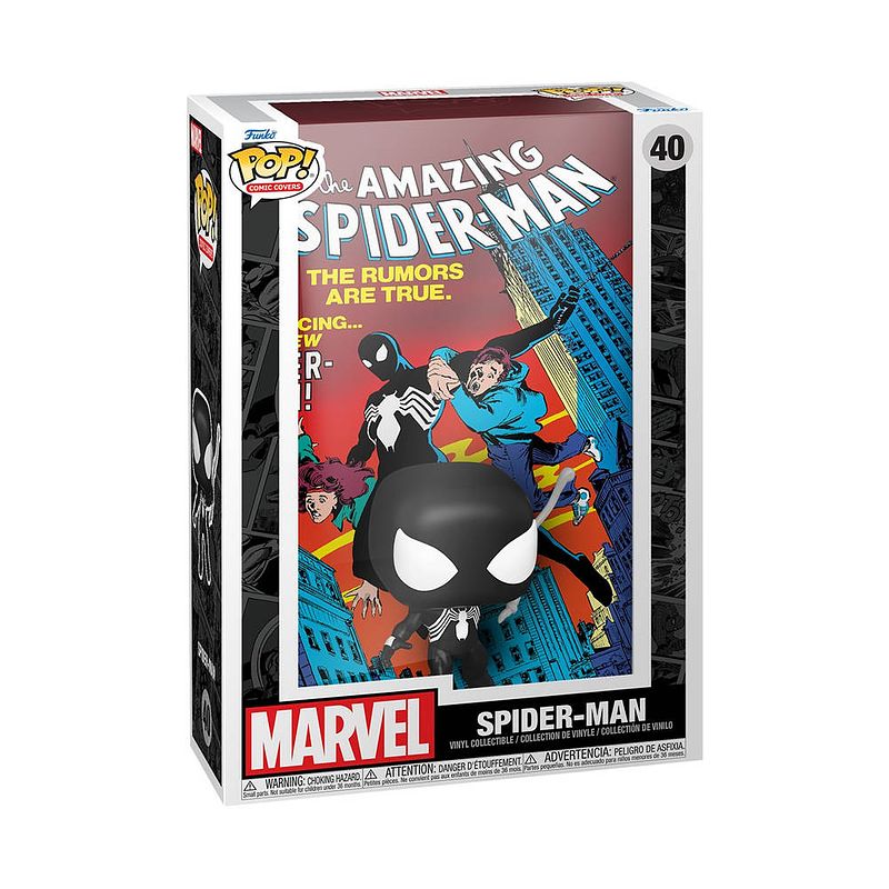 Foto van Funko pop! comic cover marvel the amazing spider-man spider-man #252