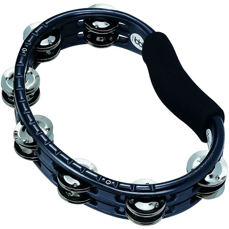 Foto van Meinl tmt1bk hand held tambourine beatring zwart