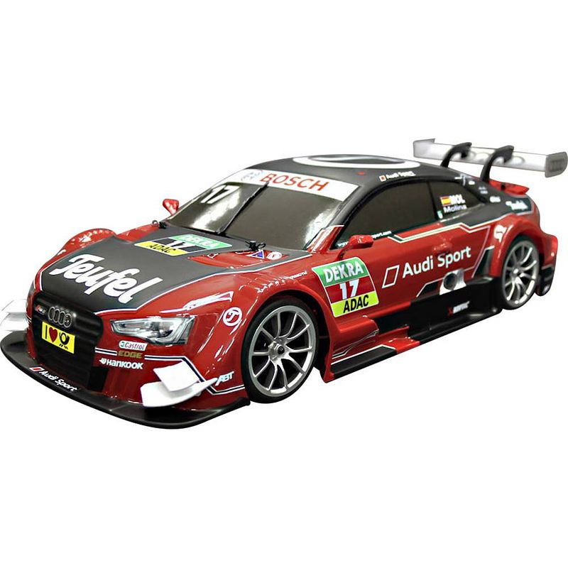 Foto van Reely 1552978 1:10 body audi rs5 dtm teufel 205 mm geverfd, gesneden, beplakt