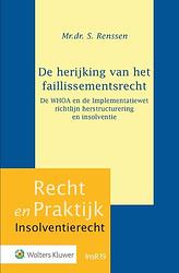 Foto van De herijking van het faillissementsrecht - hardcover (9789013172027)