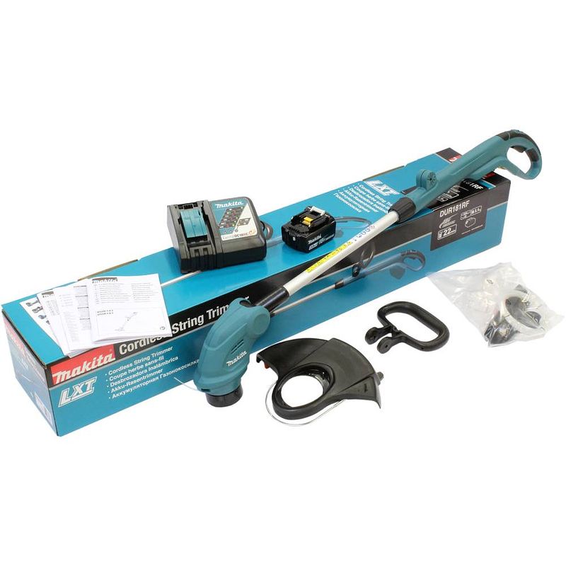 Foto van Makita dur181rf grastrimmer accu incl. accu 18 v 3 ah snijbreedte max.: 260 mm