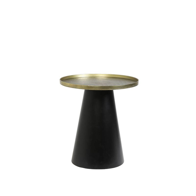 Foto van Side table 50x55 cm popeta antique bronze