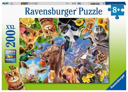 Foto van Vrolijke boerderijdieren (200 stukken, xxl) - puzzel;puzzel (4005556129027)