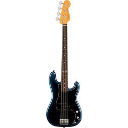 Foto van Fender american professional ii precision bass rw dark night elektrische basgitaar met koffer