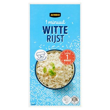 Foto van Jumbo witte rijst 1 minuut 2 x 150g