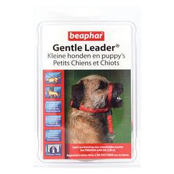 Foto van Beaphar hoofdhalsband hond nylon rood maat s