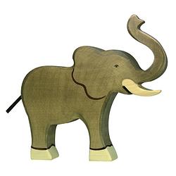Foto van Holztiger houten olifant