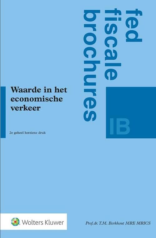 Foto van Waarde in het economische verkeer - paperback (9789013168419)