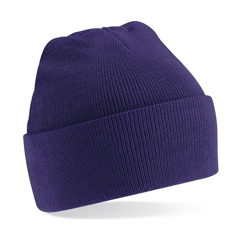 Foto van Beechfield original cuffed beanie paars