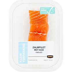 Foto van Jumbo zalmfilet met huid 80g