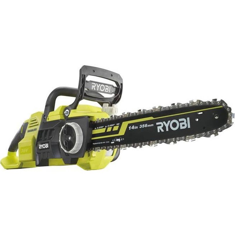 Foto van Ryobi kettingzaag 36v 1 batterij 5ah - 35 cm borstelloze geleider - ry36csx35a-150