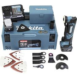 Foto van Makita makita tm30dsmjx5 multifunctioneel accugereedschap incl. 2 accus, incl. lader, incl. koffer 12 v 4 ah