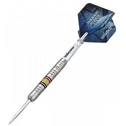 Foto van Unicorn dartpijlen dimitri van den bergh 80% steeltip gewicht 22 gram