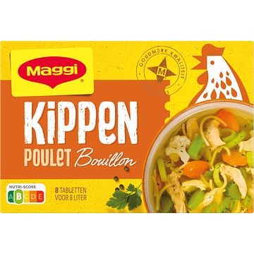 Foto van Maggi kippen bouillon 8 stuks 82g bij jumbo