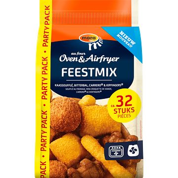 Foto van Mora oven & airfryer feestmix party pack 536g bij jumbo